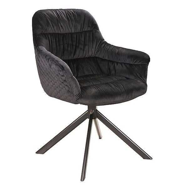 Scaun Astoria Velvet negru