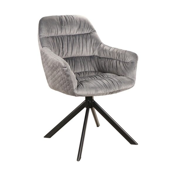 Scaun Astoria II velvet gri