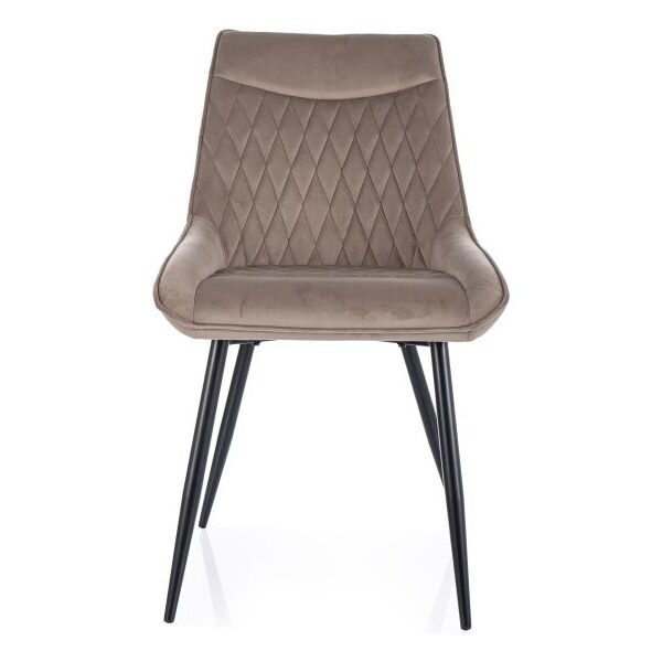 Scaun Agat velvet bej 40