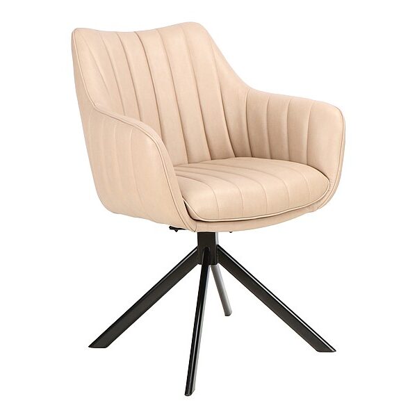 Scaun Azalia bej ecopiele buffalo 01