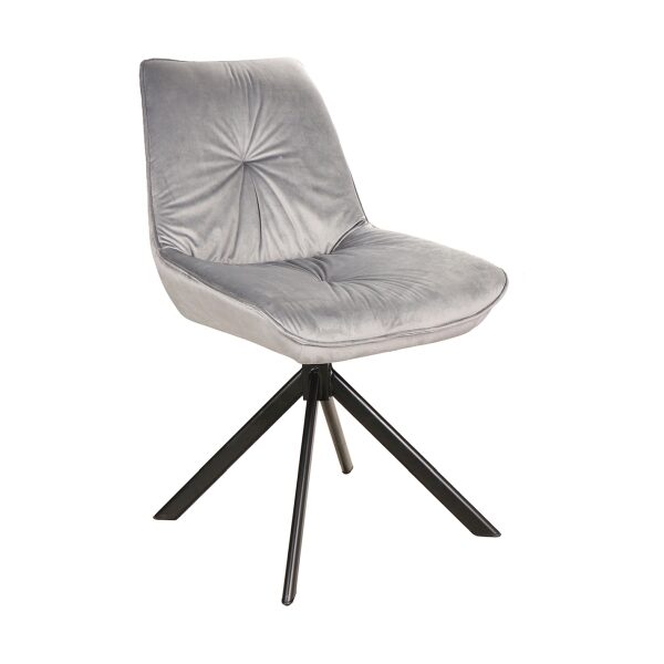 Scaun Boogie I velvet gri