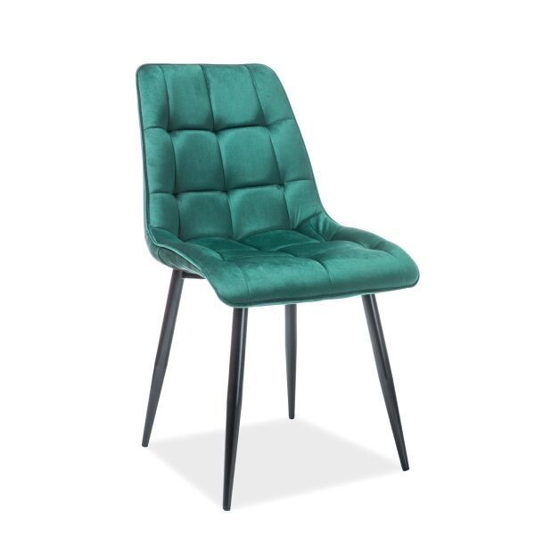 Scaun Chic velvet verde
