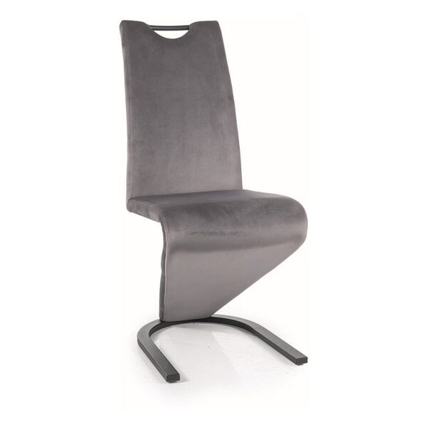 Scaun H-090 velvet gri 14