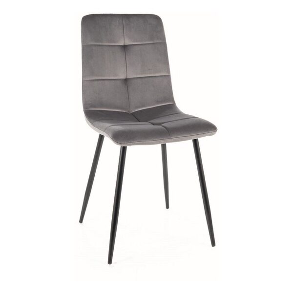 Scaun Ivo velvet gri 14