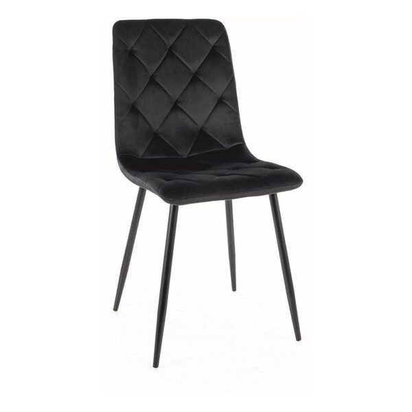 Scaun Jerry velvet negru 19