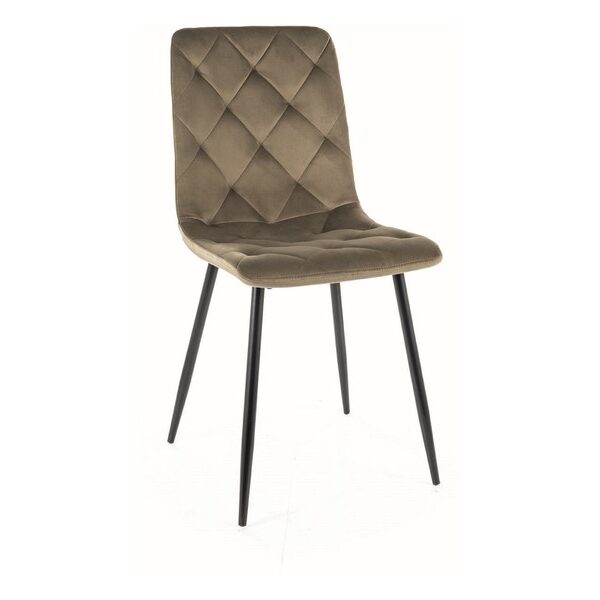 Scaun Jerry velvet oliva 77