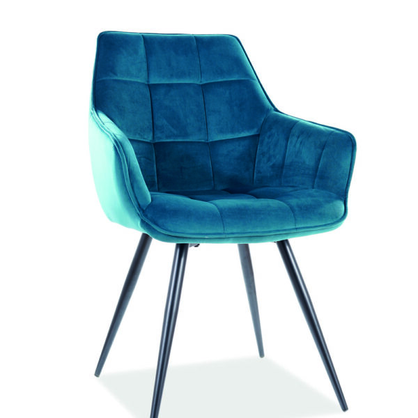 Scaun Lilia velvet val de mare