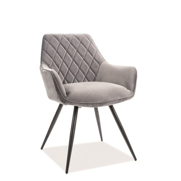 Scaun Linea Velvet Gri