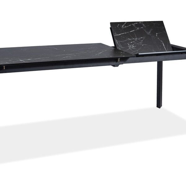 Masa Metropol Ceramic negru 120/180x80