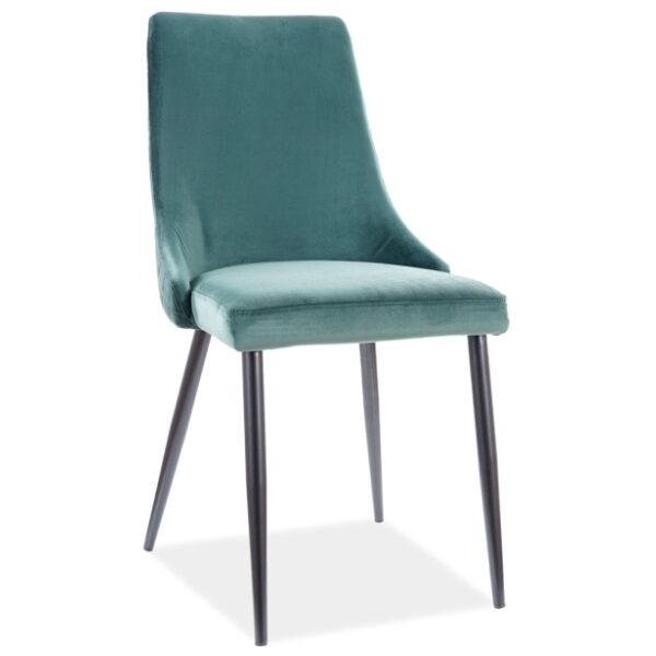 Scaun Piano B velvet verde