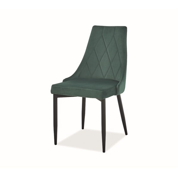 Scaun Trix B velvet verde