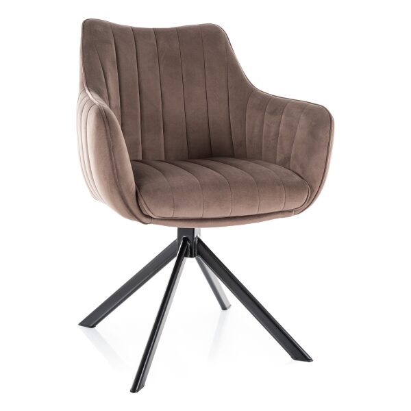 Scaun Azalia velvet cappuccino 38